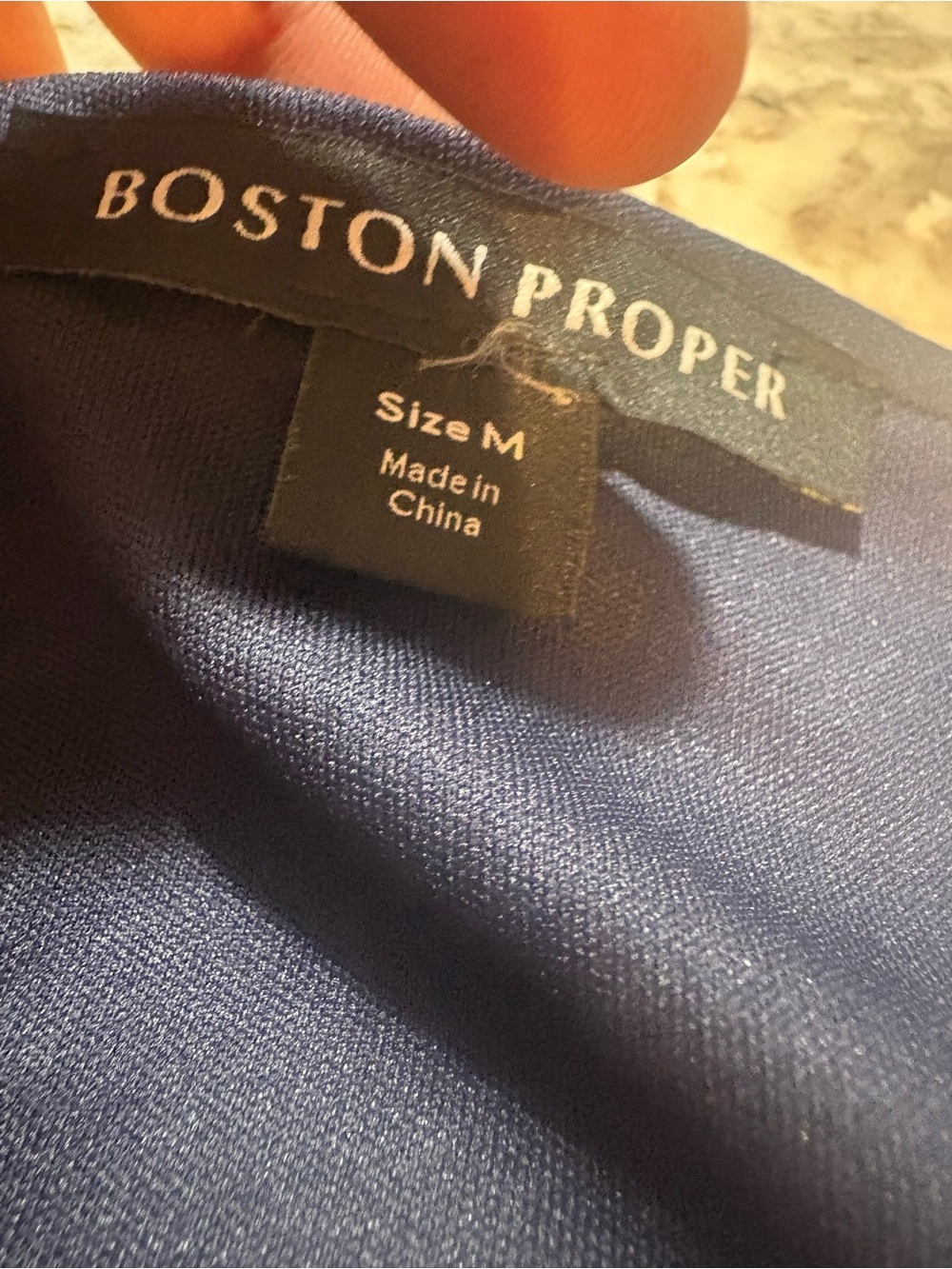 Boston Proper Navy Sleeveless V-Neck Maxi Dress - Picture 5 of 7